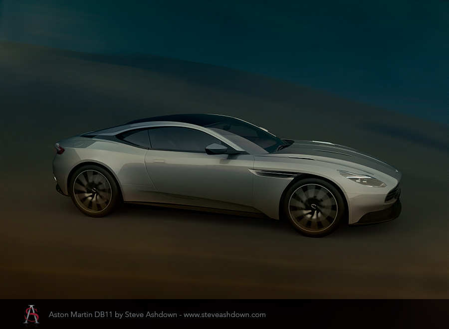Aston Martin DB11 motion by Steve Ashdown